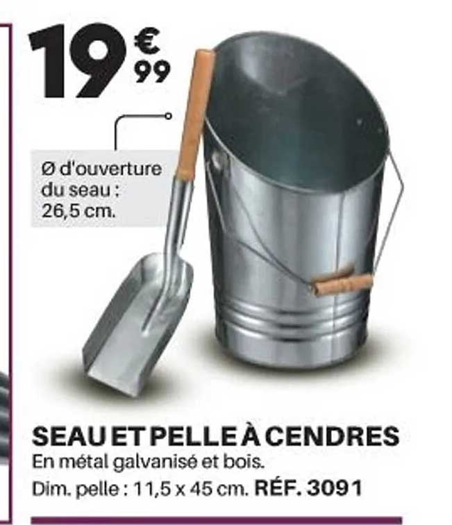 seau et pelle & cendres