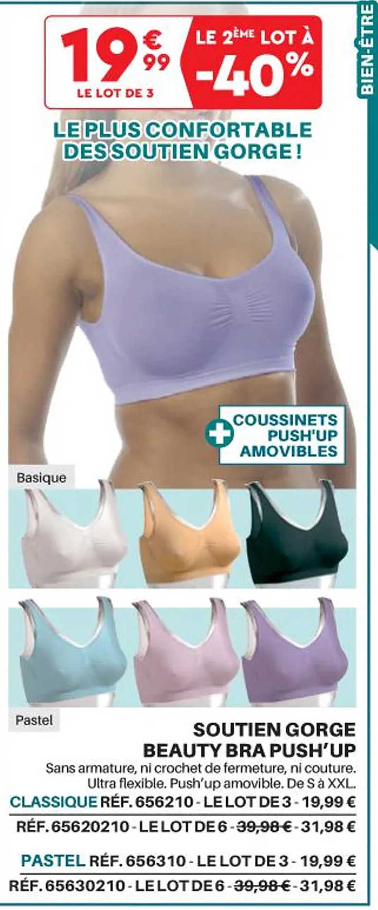 soutien gorge beauty bra push'up