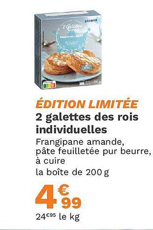 2 galettes des rois individuelles