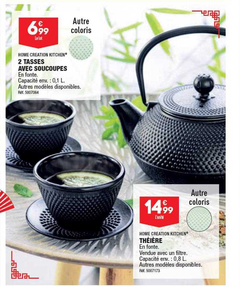 2 tasses avec soucoupes home creation kitchen