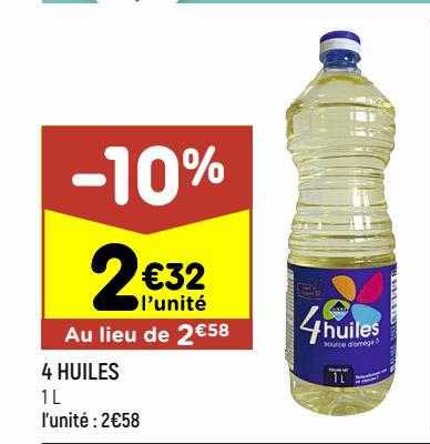 4 Huiles