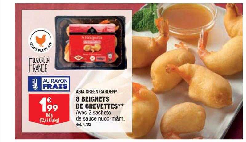 8 beignets de crevettes** asia green garden
