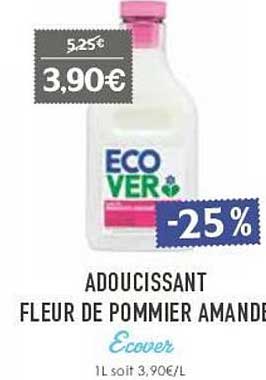 adoucissant fleur de pommier amande ecover