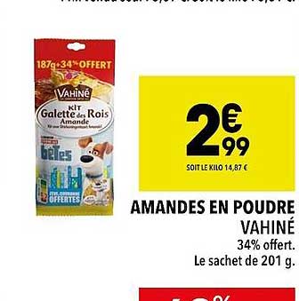 Amandes En Poudre Vahiné