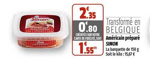 américan préparé simon