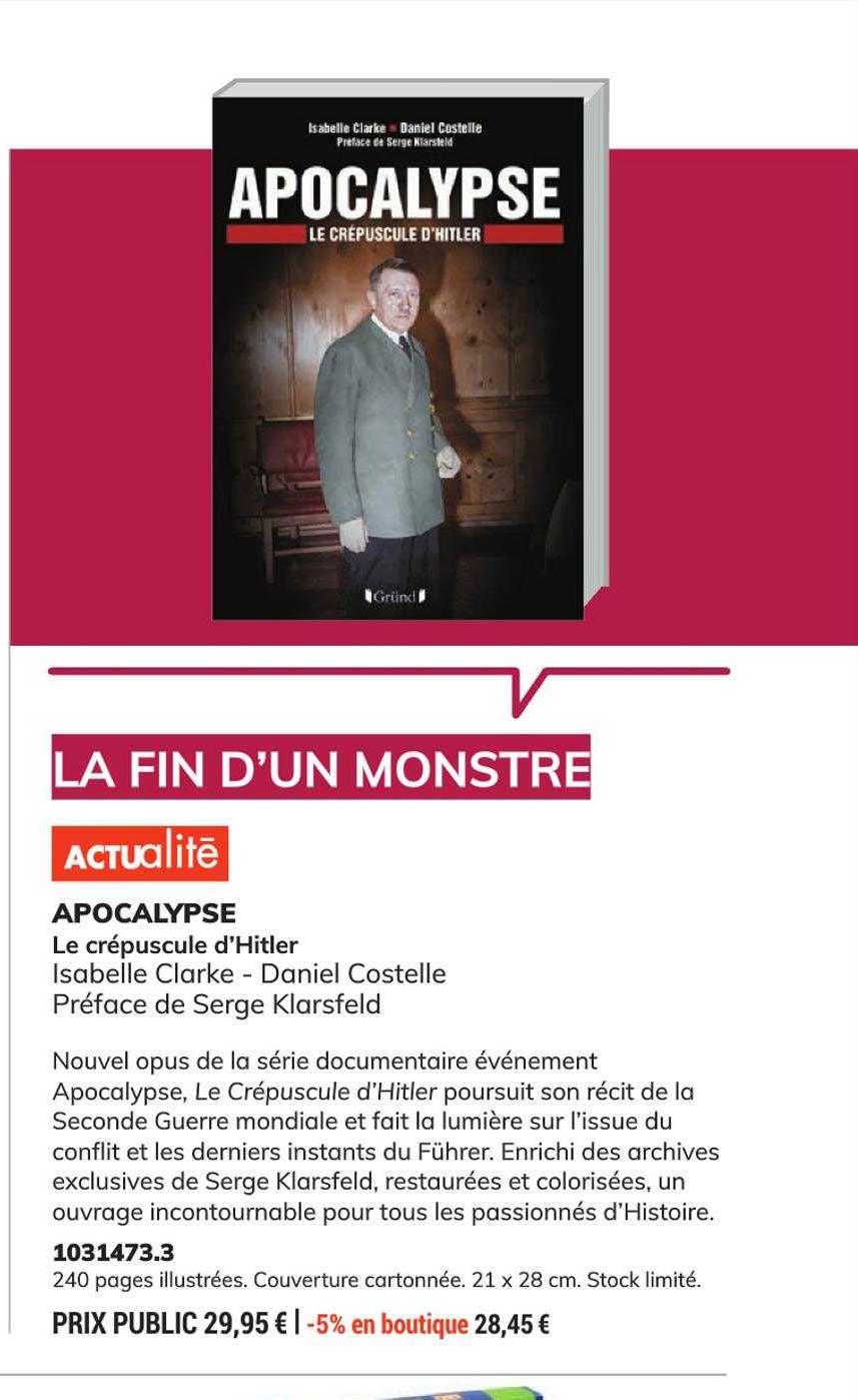 apocalypse - isabelle clarke - daniel costelle