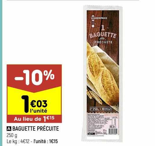 Baguette Précuite