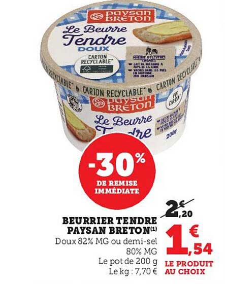 beurrier tendre paysan breton