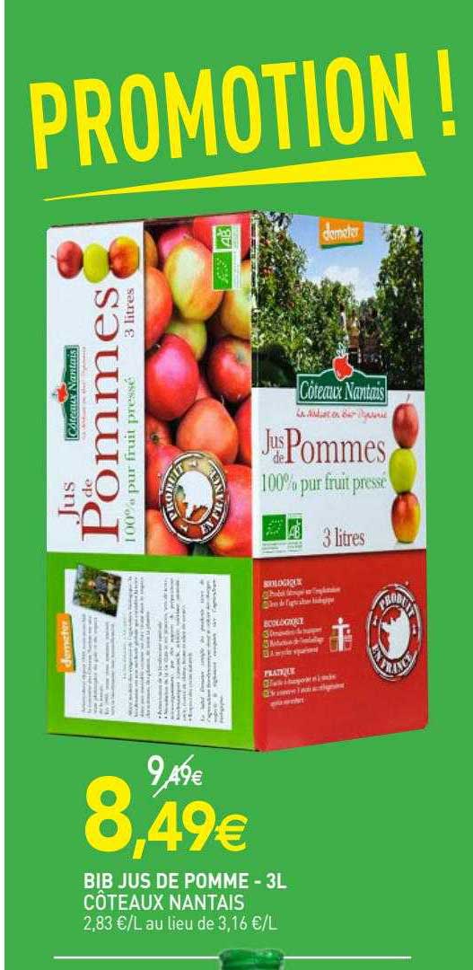 bib jus de pomme côteaux nantais