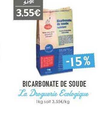 bicarbonate de soude la droguerie ecologique