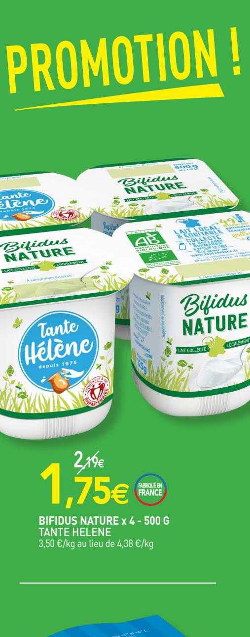 bifidus nature x 4 tante hélène