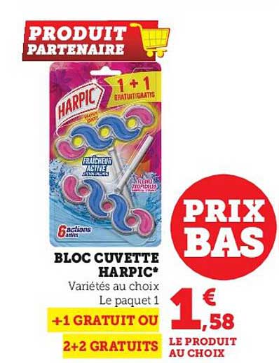 bloc cuvette harpic