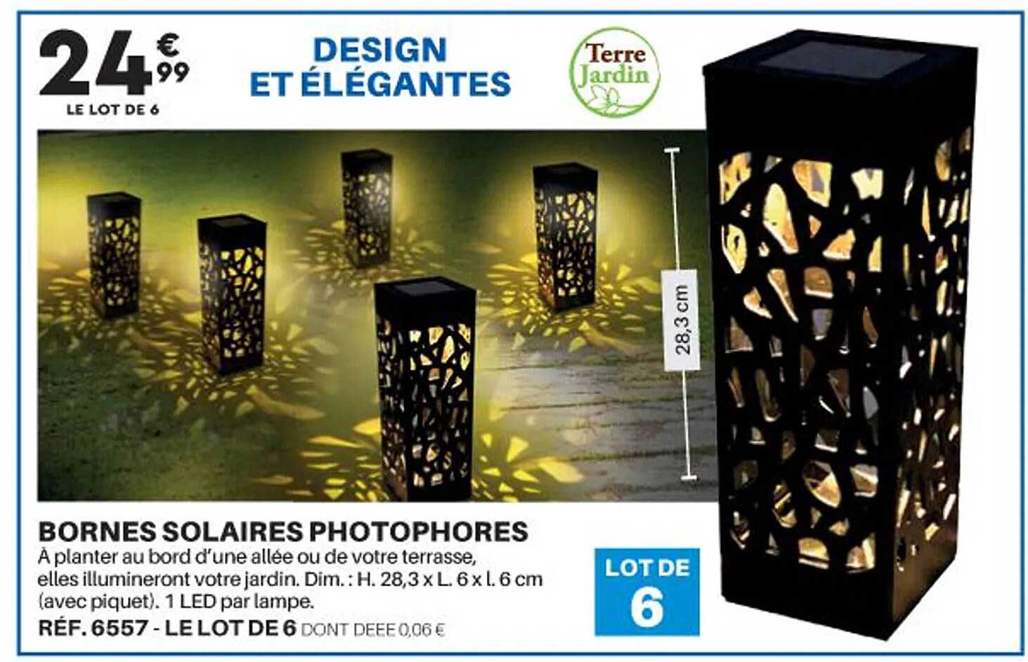 Bornes Solaires Photophores