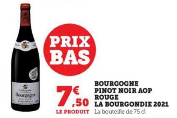 Bourgogne Pinot Noir Aop Rouge La Bourgondie 2021
