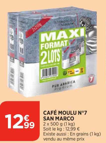 Café Moulu N°7 San Marco