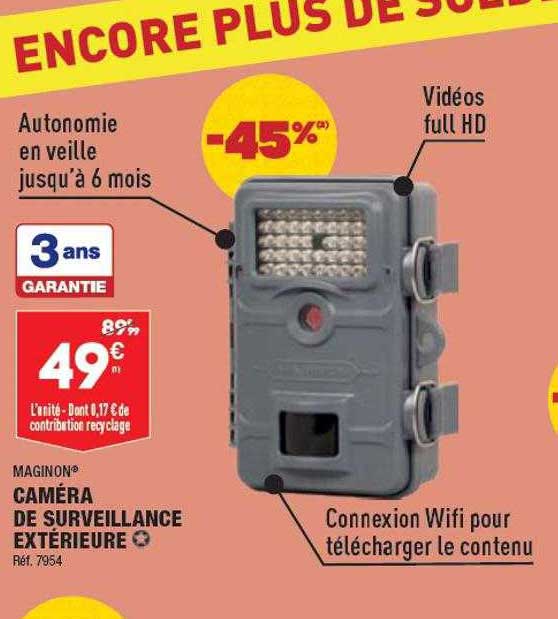 Caméra De Surveillance Extérieure Maginon