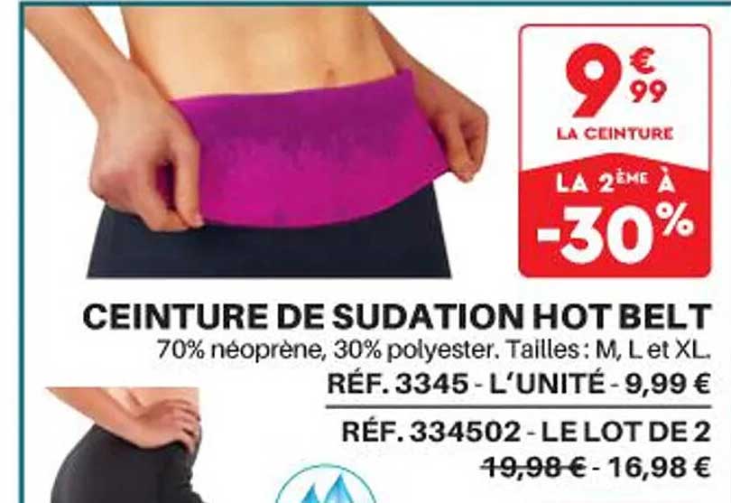 ceinture de sudation hot belt
