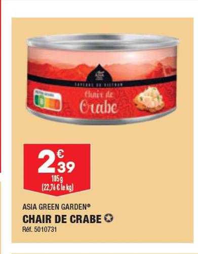 chair de crabe asia green garden