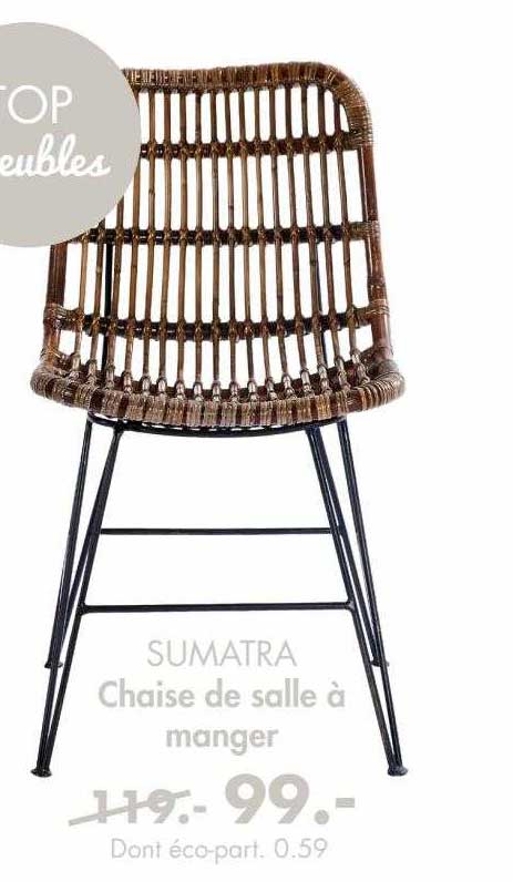 chaise de salle à manger sumatra
