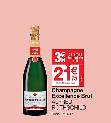 Champagne Excellence Brut Alfred Rothschild