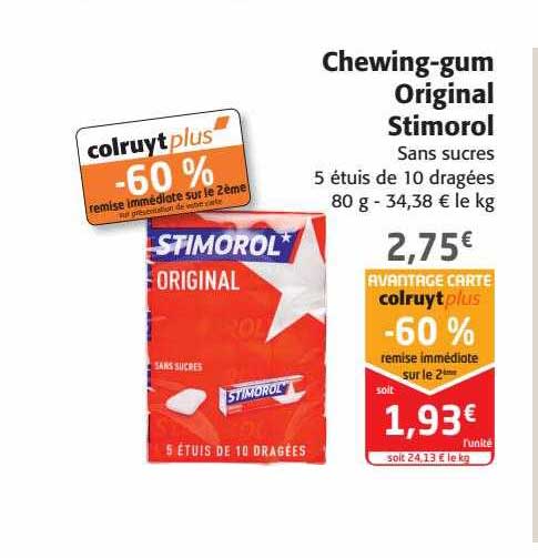 chewing-gum original stimorol