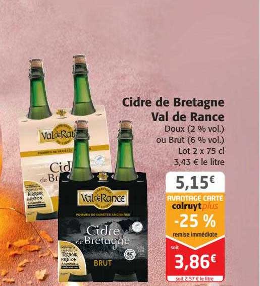 cidre de bretagne val de rance