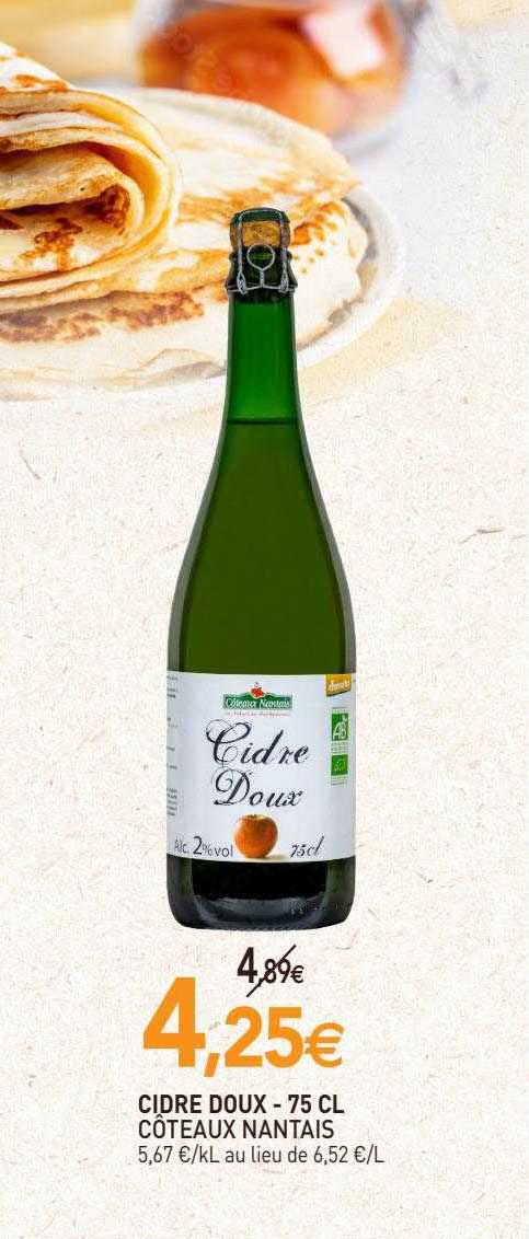 cidre doux côteaux nantais