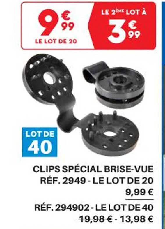 Clips Spécial Brise-vue