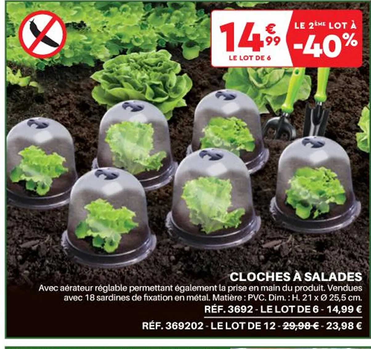 cloches à salades