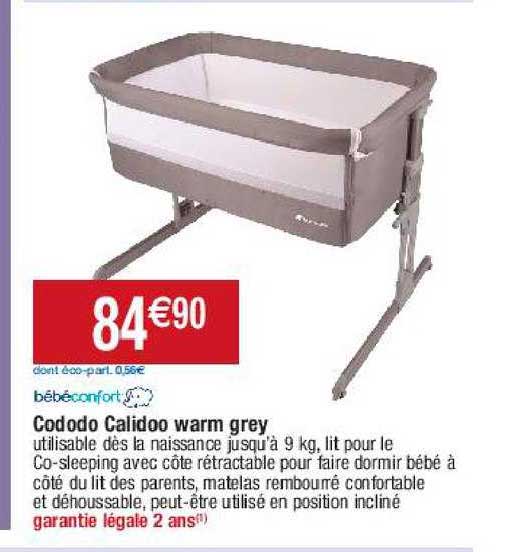 cododo calidoo warm grey bébé confort