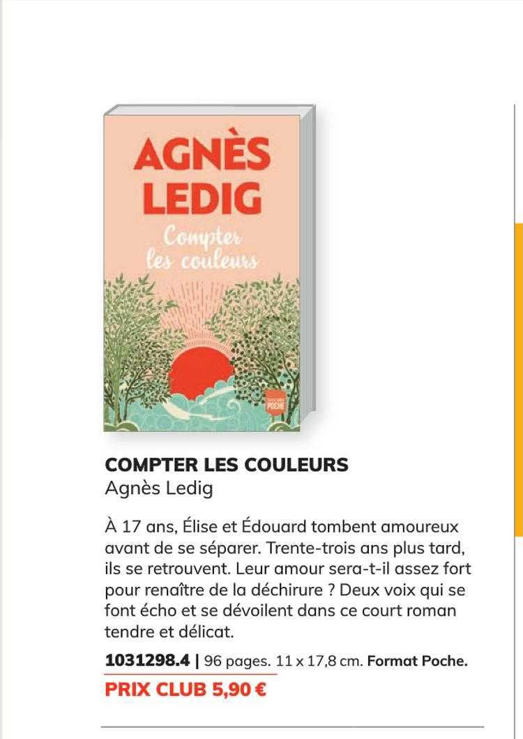 compter les couleurs - agnès ledig