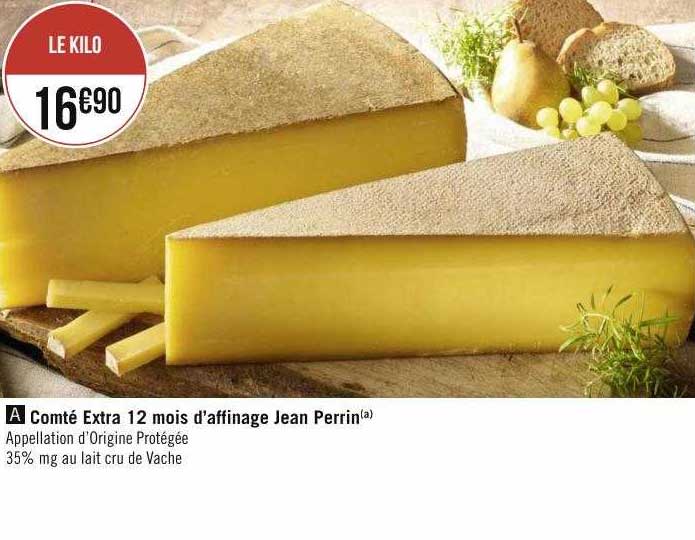 comté extra 12 mois d'affinage jean perrin