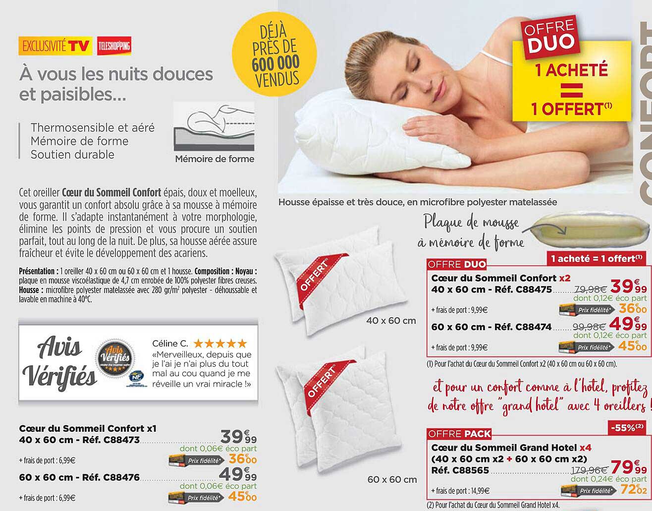 cœur du sommeil confort, cœur du sommeil grand hôtel