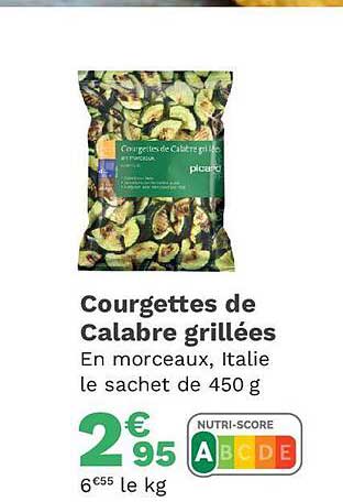 Courgettes De Calabre Grillées
