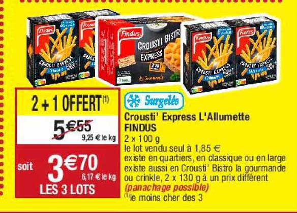 Crousti' Express L'allumette Findus