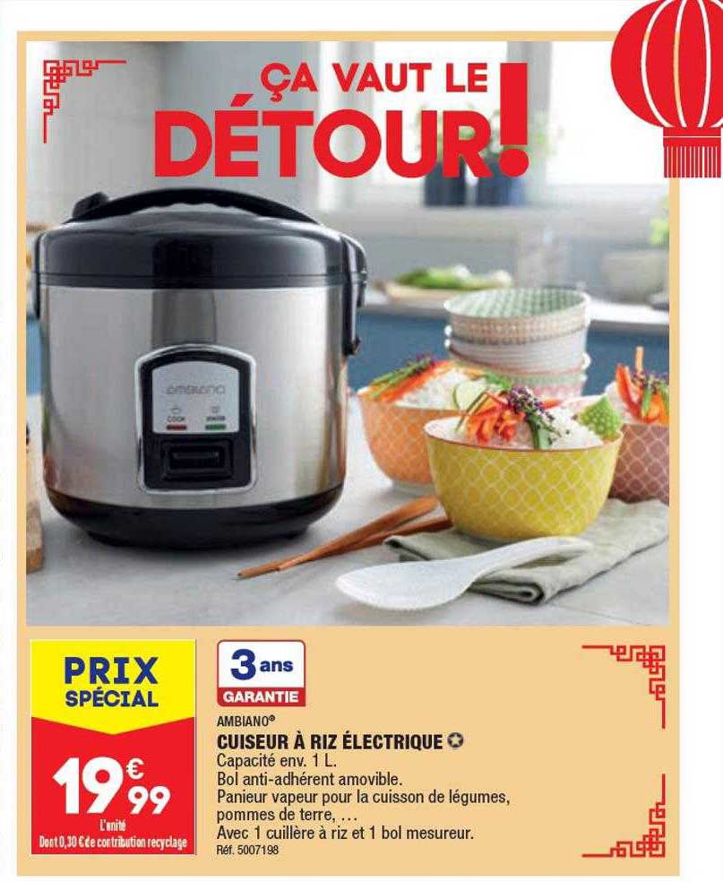 Cuiseur à Riz électrique Ambiano