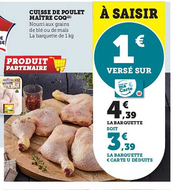 cuisse de poulet maître coq