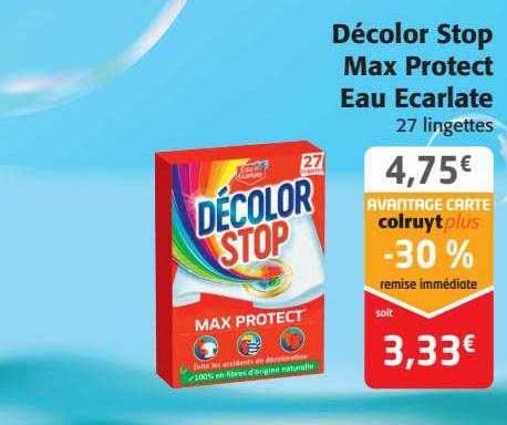 décolor stop max protect eau écarlate