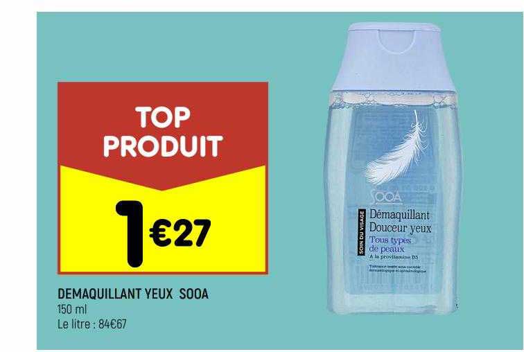 démaquillant yeux sooa