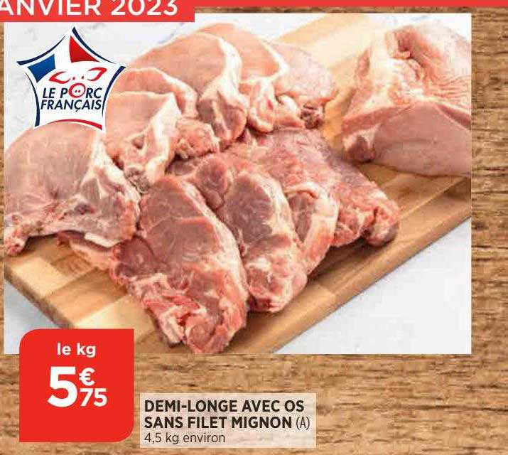 Demi-longe Avec Os Sans Filet Mignon