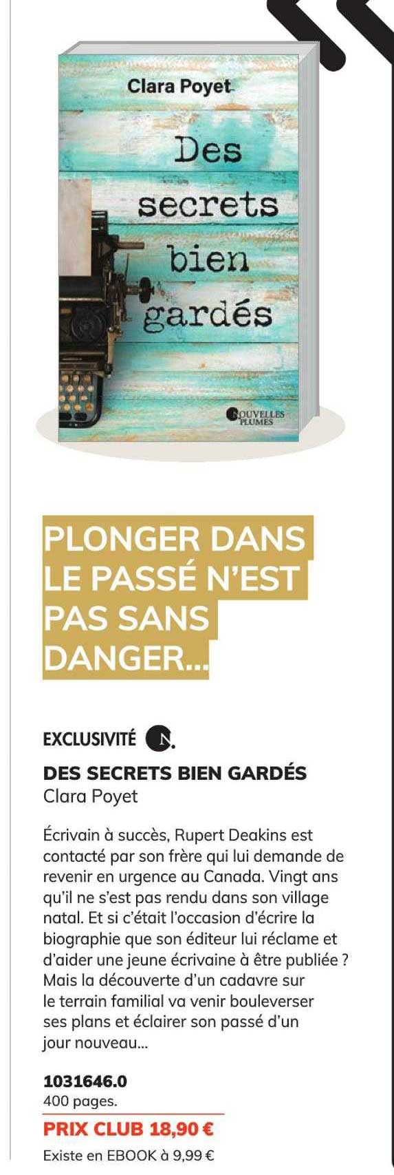 Des Secrets Bien Gardés - Clara Poyet