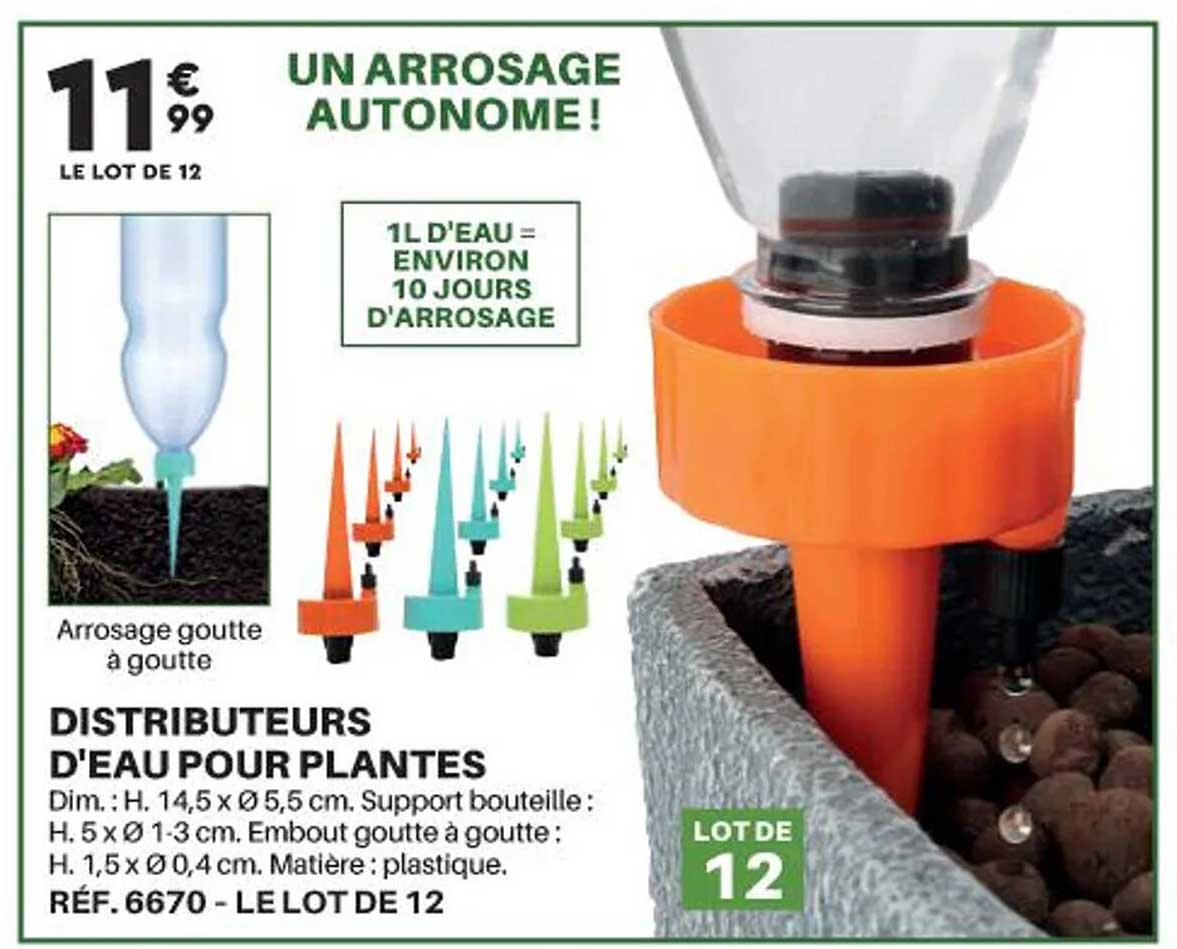 distributeurs d'eau pour plantes