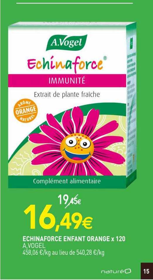 echinaforce enfant orange x 120 a.vogel