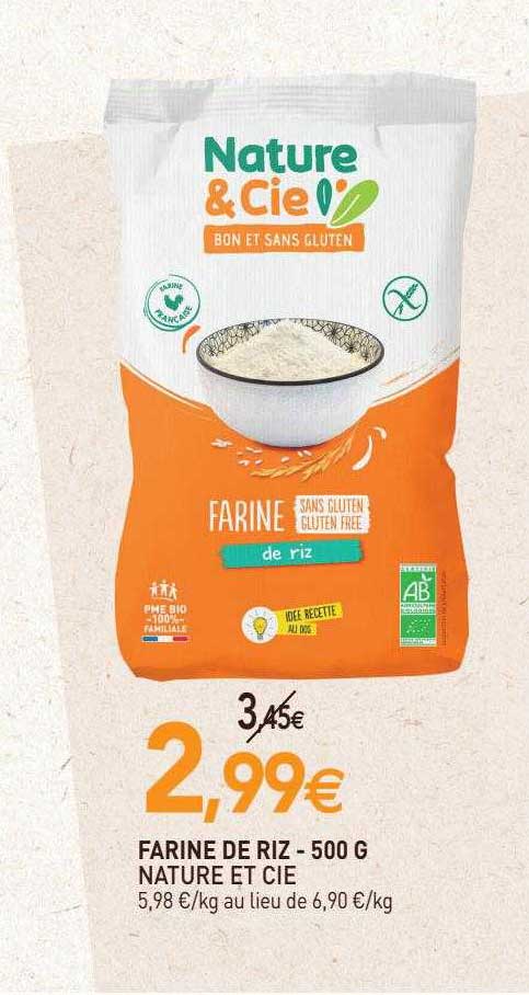 farine de riz nature et cie