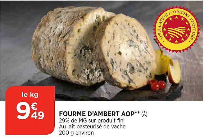 fourme d'ambert aop**