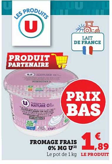 Fromage Frais 0% Mg U