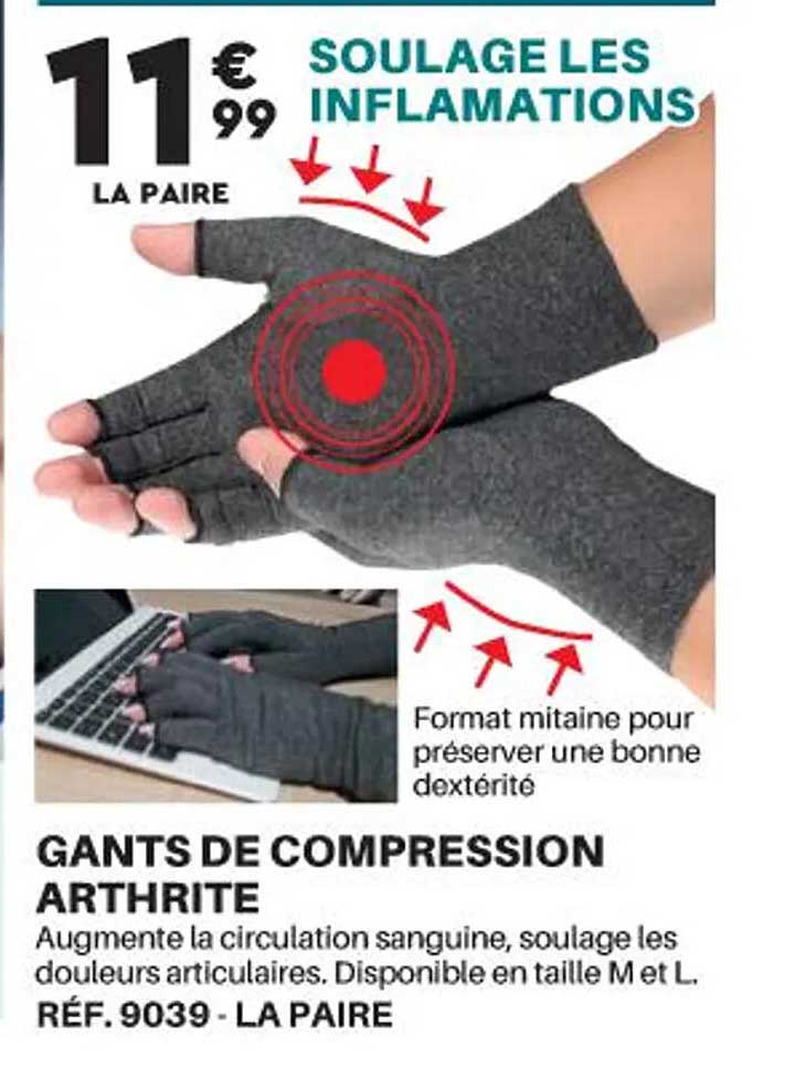 Gants De Compression Arthrite