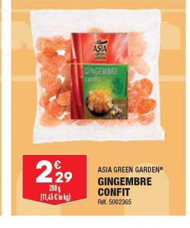 Gingembre Confit Asia Green Garden
