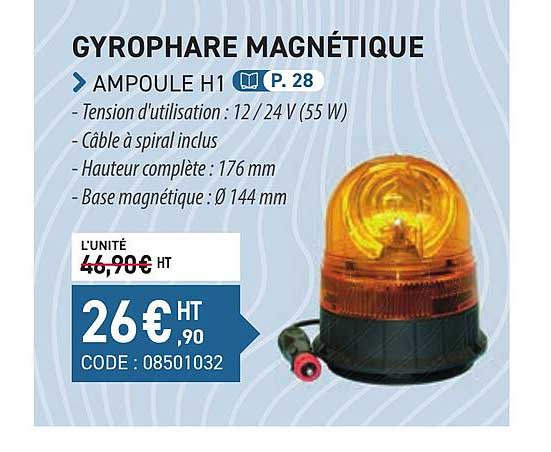 gyrophare magnétique