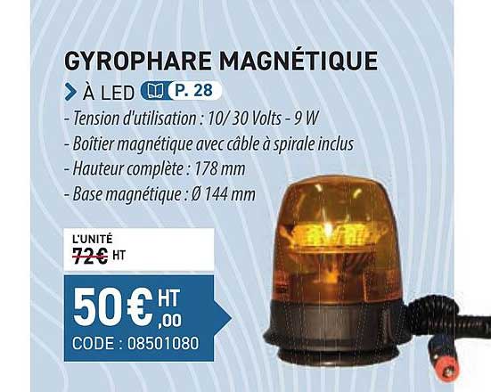 gyrophare magnétique